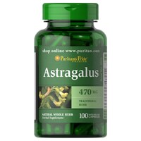 Натуральная добавка Puritan's Pride Astragalus 470 mg, 100 капсул