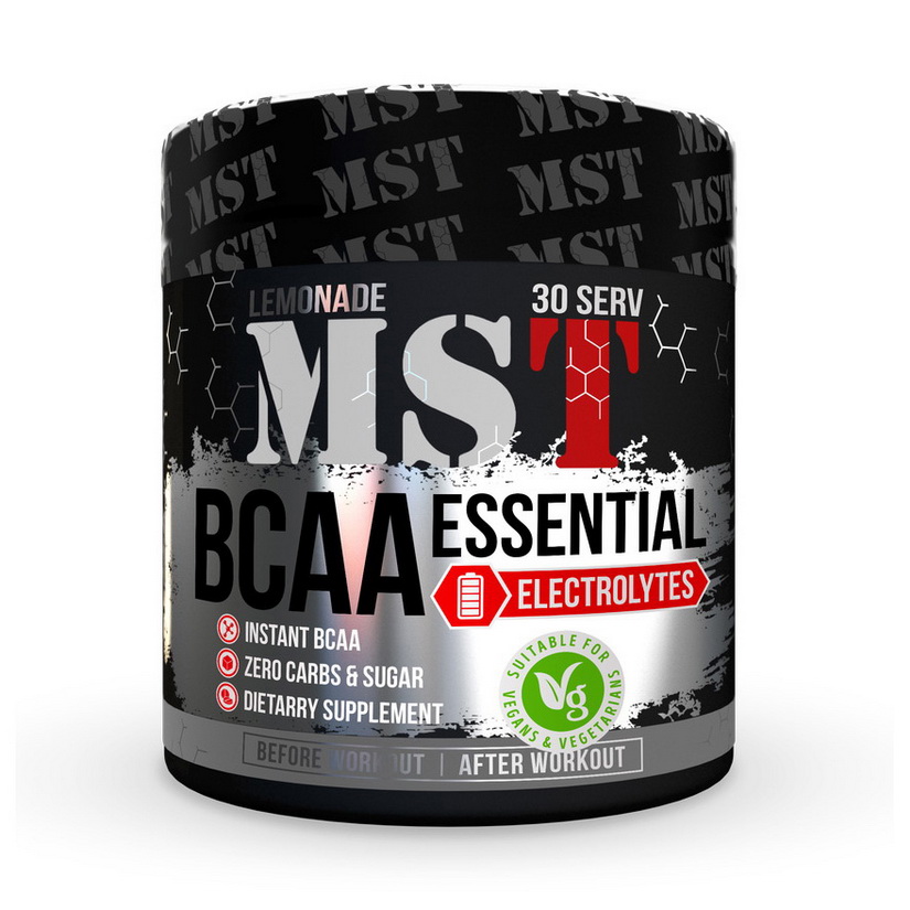 Амінокислота BCAA MST BCAA Essential electrolytes, 240 грам