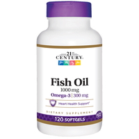 Жирні кислоти 21st Century Fish Oil 1000 mg, 120 капсул