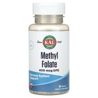 Витамины и минералы KAL Methyl Folate 400 mcg, 90 таблеток