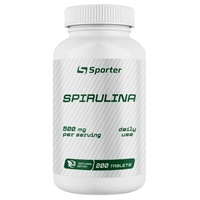 Натуральная добавка Sporter Spirulina, 200 таблеток