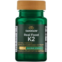 Витамины и минералы Swanson Vitamin K2 200 mcg Real Food, 30 капсул СРОК 08.22