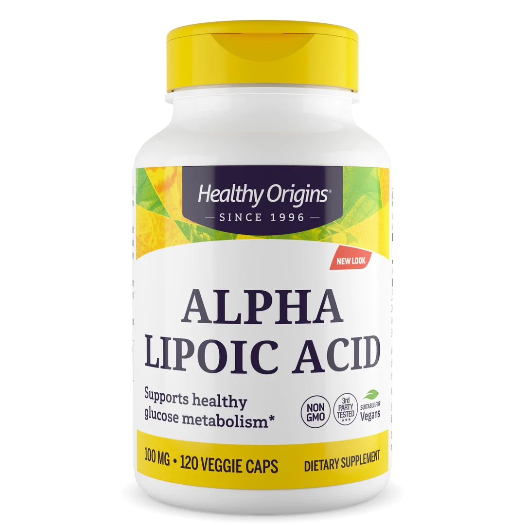 Натуральная добавка Healthy Origins Alpha Lipoic Acid 100 mg, 120 капсул