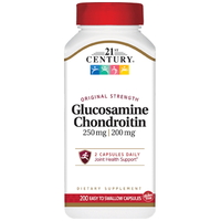 Препарат для суглобів і зв'язок 21st Century Glucosamine Chondroitin, 200 капсул