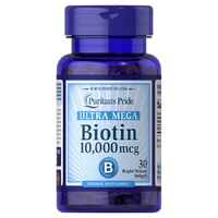 Витамины и минералы Puritan's Pride Biotin 10000 mcg, 30 капсул