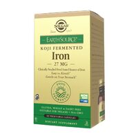 Витамины и минералы Solgar Earth Source Koji Fermented Iron 27 mg, 60 вегакапсул