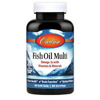 Жирные кислоты Carlson Labs Fish Oil Multi, 60 капсул