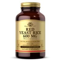Натуральная добавка Solgar Red Yeast Rice 600 mg, 120 вегакапсул