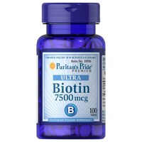 Витамины и минералы Puritan's Pride Biotin 7500 mcg, 100 таблеток