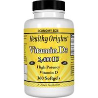 Витамины и минералы Healthy Origins Vitamin D3 2400 IU, 360 капсул