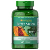 Натуральная добавка Puritan's Pride Bitter Melon 450 mg, 100 капсул