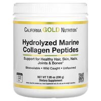 Препарат для суставов и связок California Gold Nutrition Hydrolyzed Marine Collagen Peptides, 200 грамм
