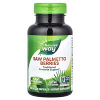 Натуральна добавка Nature's Way Saw Palmetto Berries, 180 вегакапсул