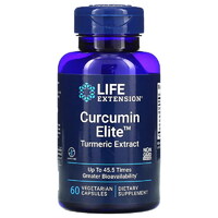 Натуральна добавка Life Extension Curcumin Elite, 60 вегакапсул