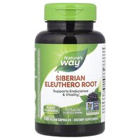 Натуральная добавка Nature's Way Siberian Eleuthero Root, 100 вегакапсул
