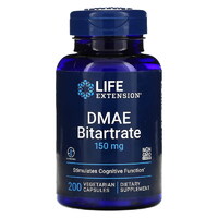 Натуральна добавка Life Extension DMAE Bitartrate 150 mg, 200 вегакапсул