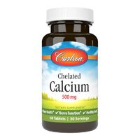 Витамины и минералы Carlson Labs Chelated Calcium, 60 таблеток