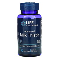 Натуральная добавка Life Extension Advanced Milk Thistle, 60 капсул