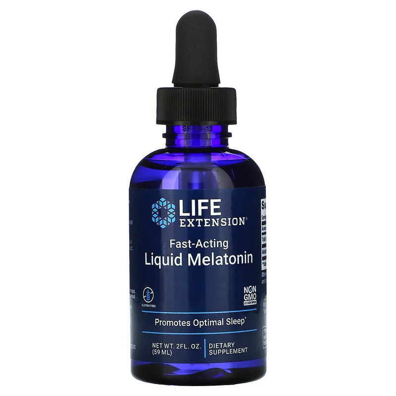 Натуральная добавка Life Extension Fast-Acting Liquid Melatonin, 59 мл