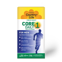Витамины и минералы Country Life Core Daily-1 Multivitamins Men, 60 таблеток