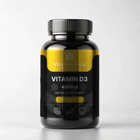 Витамины и минералы VitalHarmony Vitamin D3 4000 UI, 90 капсул
