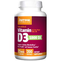 Витамины и минералы Jarrow Formulas Vitamin D3 1000 IU, 200 капсул