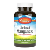 Витамины и минералы Carlson Labs Chelated Manganese, 250 таблеток