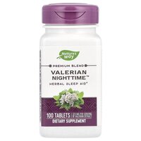 Натуральная добавка Nature's Way Valerian Nighttime, 100 таблеток