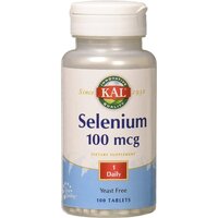 Витамины и минералы KAL Selenium Yeast Free 100 mcg, 100 таблеток