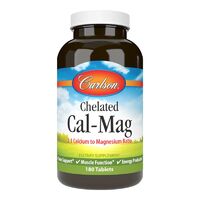 Витамины и минералы Carlson Labs Chelated Cal-Mag, 100 капсул