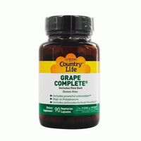 Натуральная добавка Country Life Grape Complete, 90 вегакапсул