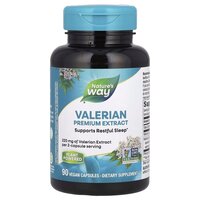 Натуральная добавка Nature's Way Valerian Premium Extract, 90 вегакапсул