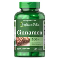 Натуральная добавка Puritan's Pride Cinnamon 500 mg, 200 капсул