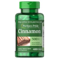 Натуральная добавка Puritan's Pride Cinnamon 500 mg, 400 капсул
