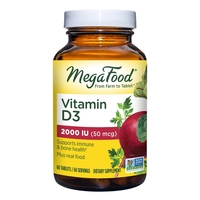 Витамины и минералы MegaFood Vitamin D3 2000 UI, 60 таблеток