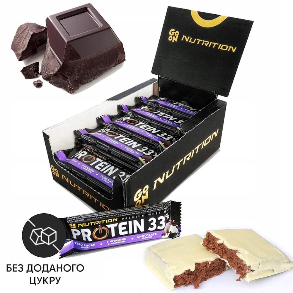 Батончик GoOn Protein 33% БЛОК, 25*50 грамм