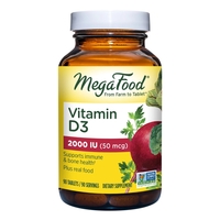Вітаміни та мінерали MegaFood Vitamin D3 2000 UI, 90 таблеток