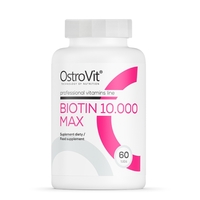 Витамины и минералы OstroVit Biotin 10000 Max, 60 таблеток