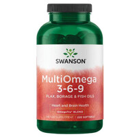 Жирні кислоти Swanson Multi Omega 3-6-9, 220 капсул