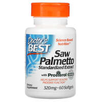 Натуральная добавка Doctor's Best Saw Palmetto with eUromed, 60 капсул