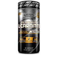 Жироспалювач Muscletech Platinum 100% L-Carnitine, 60 капсул