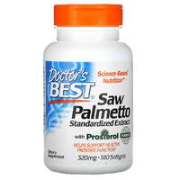 Натуральна добавка Doctor's Best Saw Palmetto with eUromed, 180 капсул