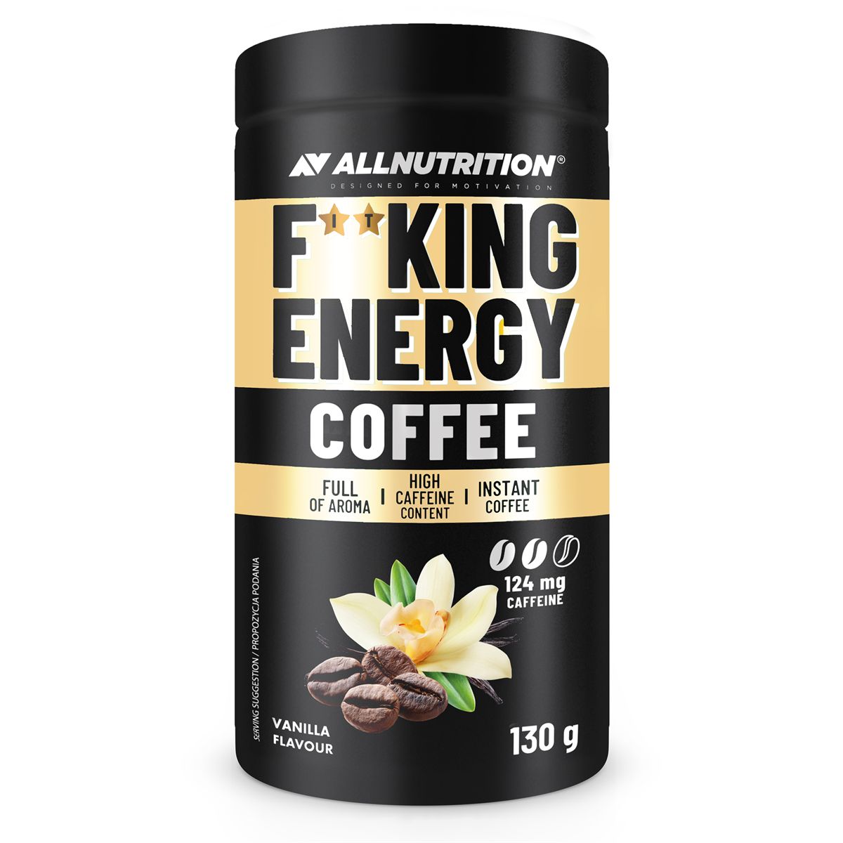 Заменитель питания AllNutrition Fitking Delicious Energy Coffee, 130 грамм