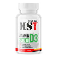 Витамины и минералы MST Vitamin D3 5000 IU, 150 капсул