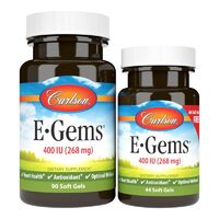 Витамины и минералы Carlson Labs E-Gems 400 IU, 90+44 капсул