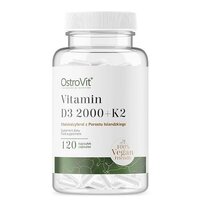 Витамины и минералы OstroVit Vege Vitamin D3 2000 +K2, 120 вегакапсул