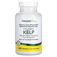 Витамины и минералы Natures Plus Icelandic Kelp, 300 таблеток