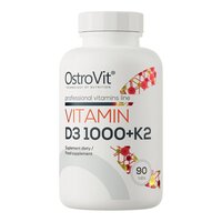 Витамины и минералы OstroVit Vitamin D3 1000 + K2, 90 таблеток