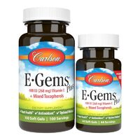 Витамины и минералы Carlson Labs E-Gems 400 IU Plus, 100+44 капсул