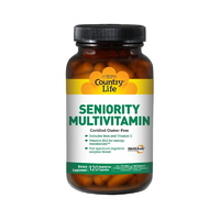 Вітаміни та мінерали Country Life Seniority Multivitamin, 120 капсул